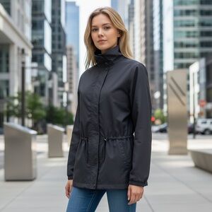 🌻Forrester's Black Unisex MED Gortex Lightweight Performance Outerwear Jacket